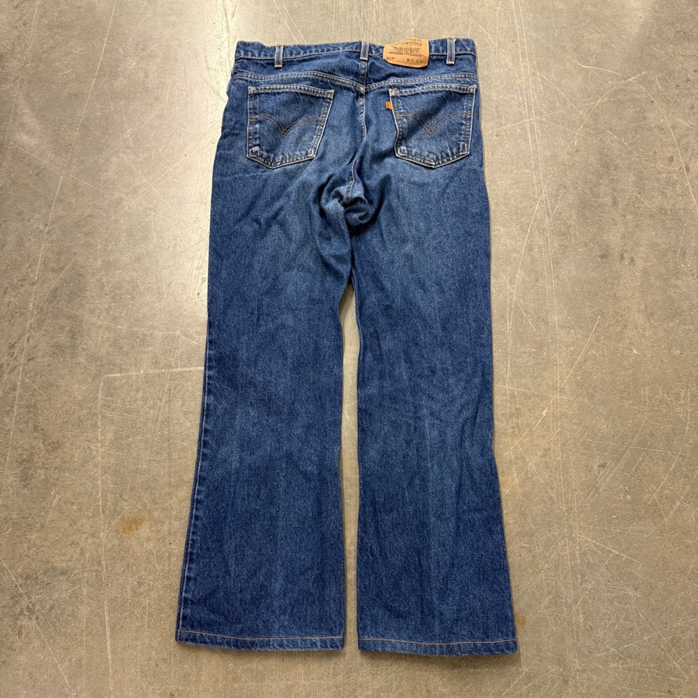 Levis 517 Orange Tab Mens 34x30 Bootcut Jeans Medium Wash Denim 40517-0215